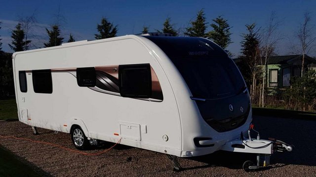 Preview of the first image of 4 BERTH CARAVAN IN IMMACULATE CONDITION.