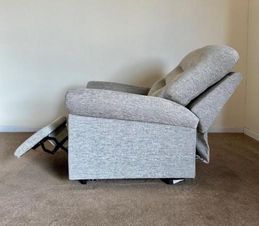 Image 13 of GPLAN ELECTRIC RISER RECLINER DUAL MOTOR GREY CHAIR DELIVERY