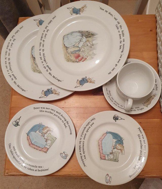 Preview of the first image of Wedgwood Peter Rabbit crockery.