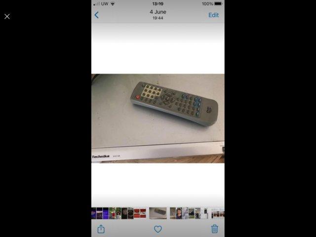 Preview of the first image of DVD player with  remote control.