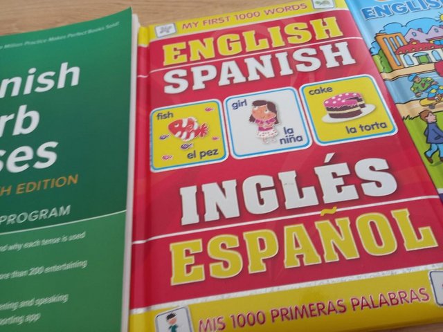 Preview of the first image of Learning Spanish books, great condition.