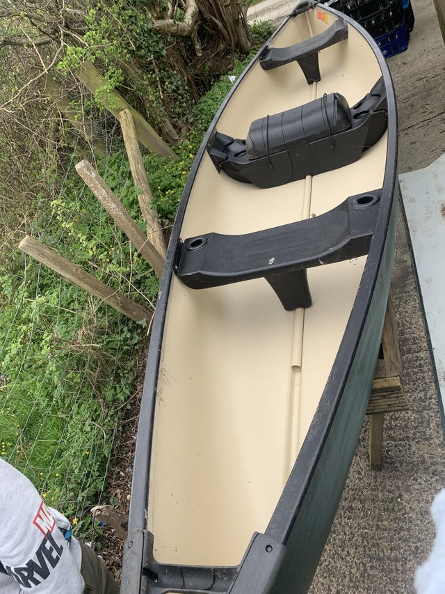 Preview of the first image of Pelican family canoe 15.5ft.