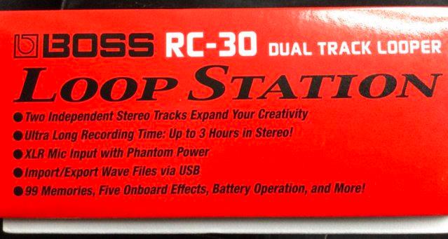 Preview of the first image of Boss Rc30 Looper in mint unused condition.