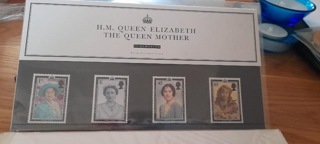 Image 11 of Stamp packs x 5 pks of Queen Elizabeth II & Queen Mother
