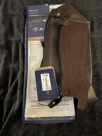 Image 3 of Ariat xs bronze concord chaps brown