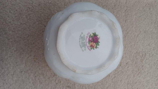 Preview of the first image of Royal Albert Old Country Roses Plant Pot 3.5" Tall by 4" dia.