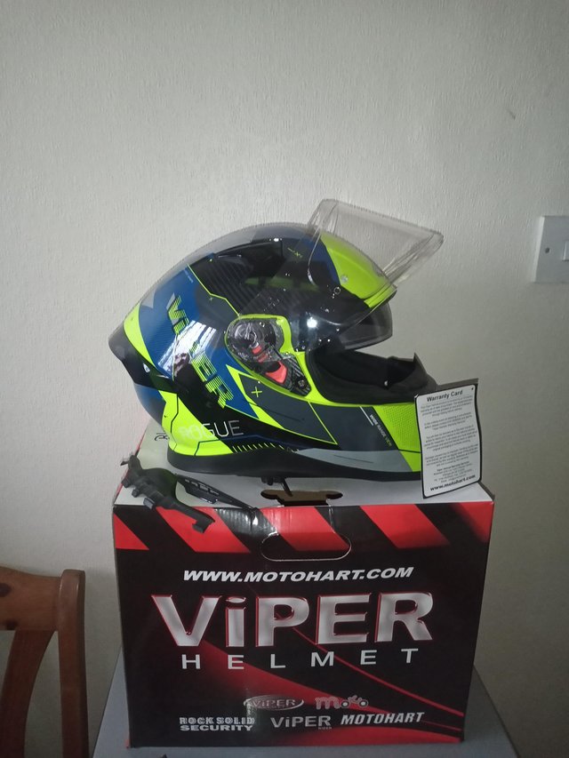 Preview of the first image of VIPER HELMET .NEW IN BOX.