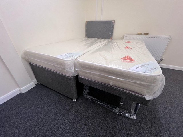 Preview of the first image of Oxford 3 in 1 guest bed with mattresses and choice of HB.