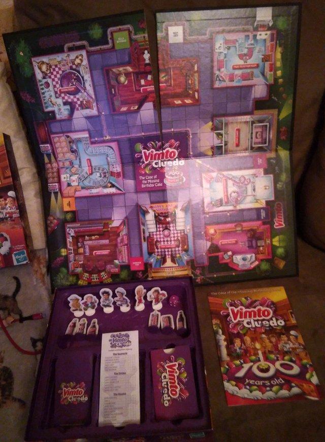 Preview of the first image of Vimto Cluedo Game (rare & in good condition).