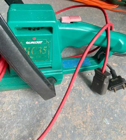 Image 3 of Electric hedge trimmer and lawn strimmer