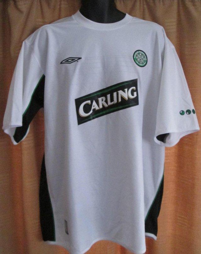 Preview of the first image of Vintage Celtic Football shirt - 2003/05 season Size XXL.