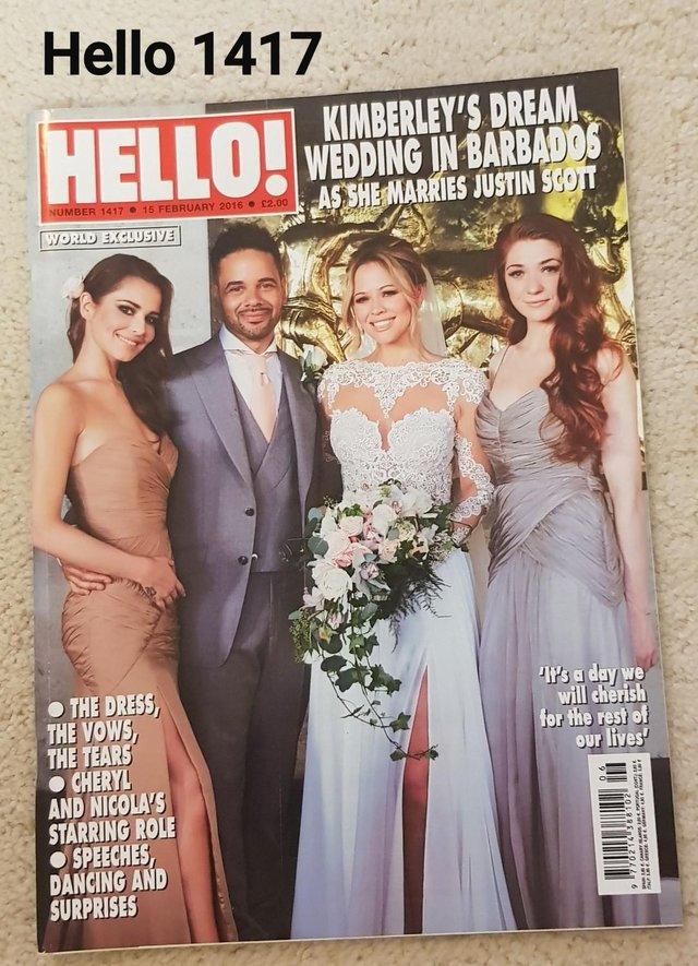 Preview of the first image of Hello Magazine 1417 - Kimberley's Dream Wedding in Barbados.