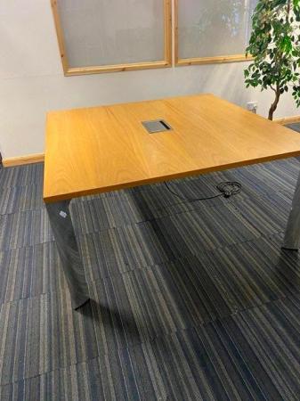 Image 6 of **Oak Wood Boardroom/Conference/Office/Meeting Table