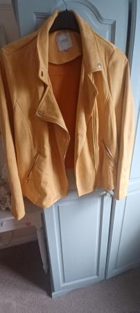 Image 3 of Yellow suede jacket lovely and soft
