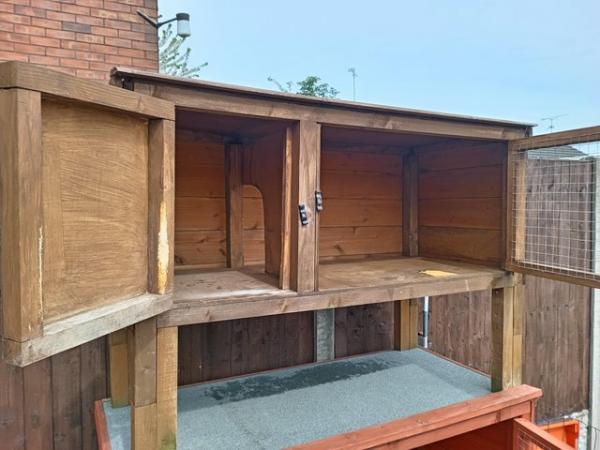Image 4 of Two hutches for Guinea pigs ONO