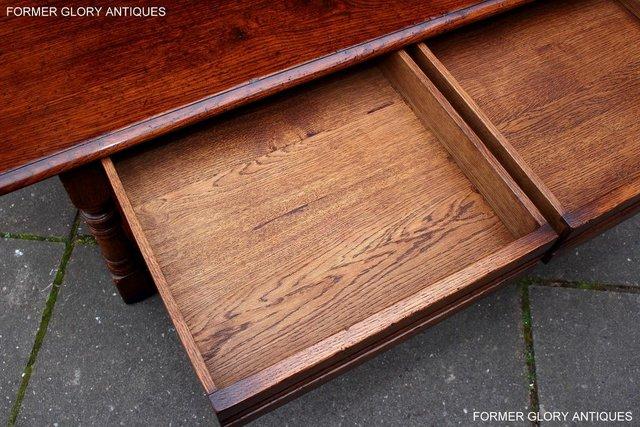 Image 41 of A TITCHMARSH AND GOODWIN STYLE OAK TWO DRAWER COFFEE TABLE