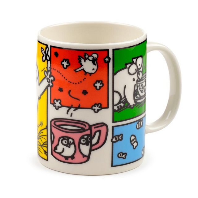 Preview of the first image of Collectable Porcelain Mug  Simon's Cat 2024. Free uk postage.