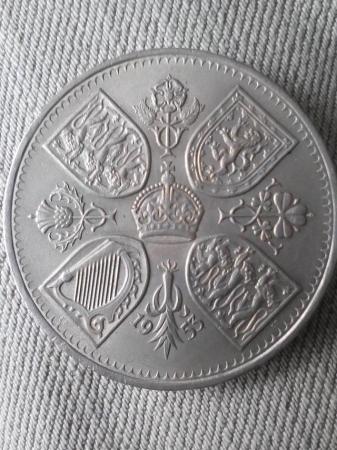 Image 2 of Coronation five shilling coin 1953