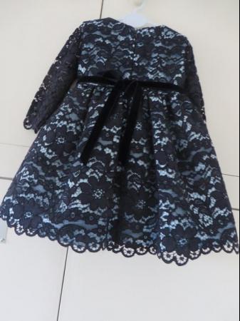 Image 1 of Navy lace dress suitable 12.18 months