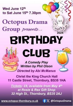 Image 1 of Birthday Club - comedy play, suitable for 16+