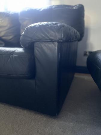 Image 3 of Genuine soft leather sofa