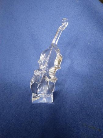 Image 3 of French crystal cut glass Double Bass