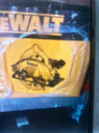 Image 3 of Dewalt skill saw as new excellent condition