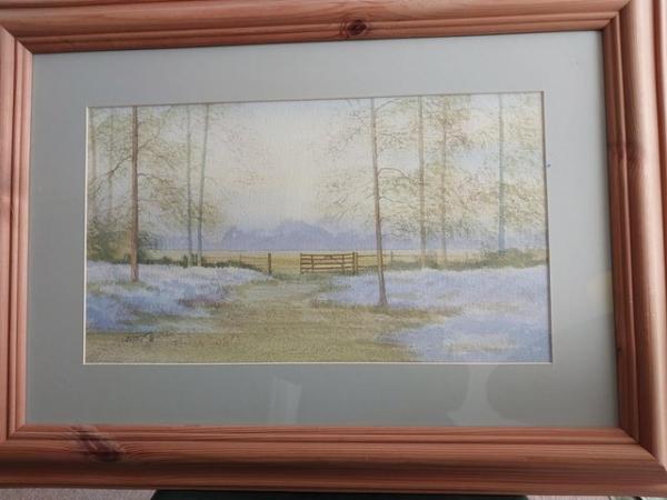 Image 3 of Nic Grant Framed Watercolor Paintings