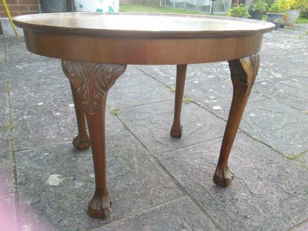 Image 1 of Small wooden side table .........