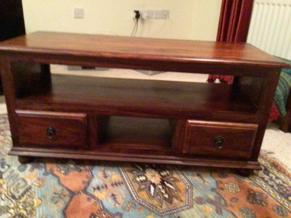 Image 1 of TV Table .very good condition, as new