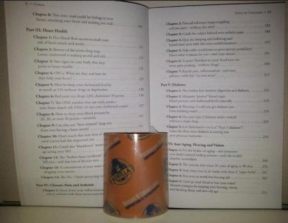 Image 3 of "CURED"... a book of remedies for many serious ailments.