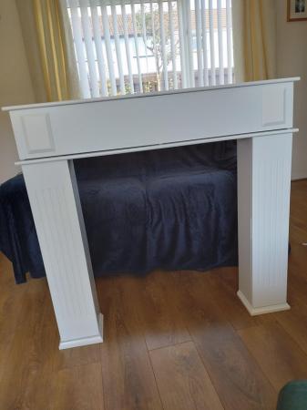 Image 3 of Fire surround for sale white