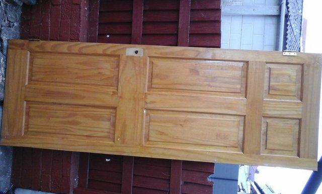 Preview of the first image of Fairly New Wooden Door In A Very Good Condition.
