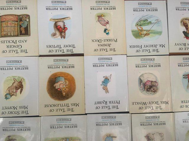 Preview of the first image of RARE BEATRIX POTTER PETER RABBIT BOOKS X 23.
