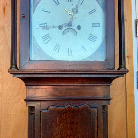 Image 20 of Grandfather Clock 8 day moon roller