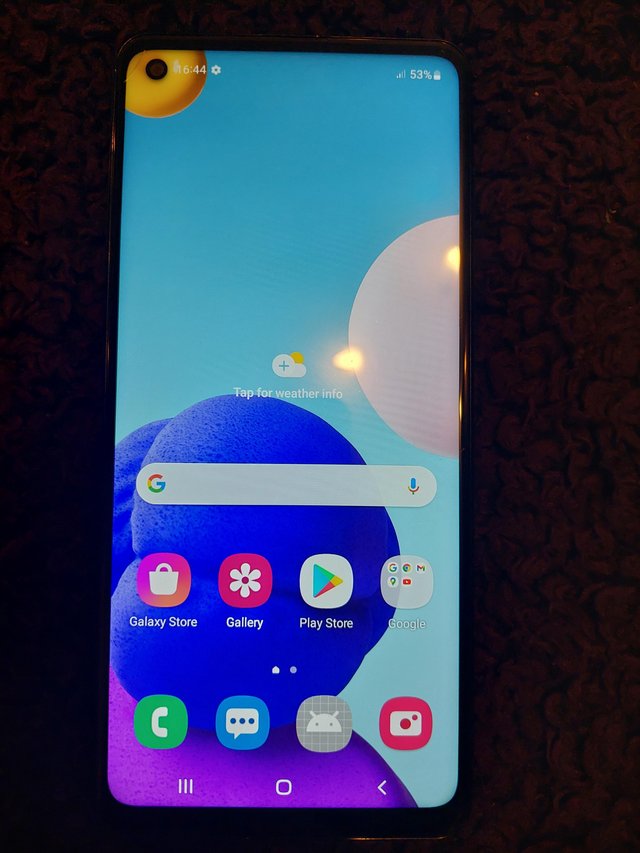 Preview of the first image of Samsung galaxy A21s mobile phone 32GB.