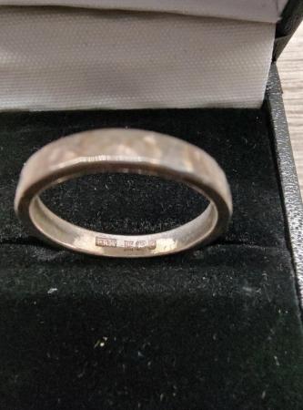 Image 1 of LADIES SILVER RING FULLY HALLMARKED SIZE M1/2 COMPLETE WITH