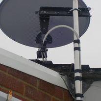Image 2 of Freesat Dish and pole  only on roof for two weeks