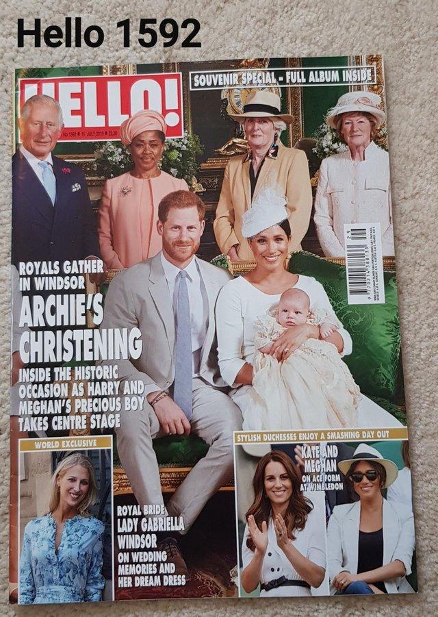 Preview of the first image of Hello Magazine 1592 - Archie's Christening - Full Album Pics.