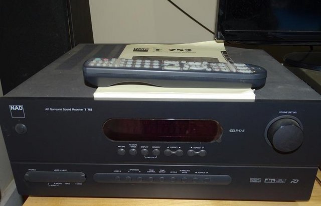 Preview of the first image of Vintage NAD T753 AV Home Theatre Receiver.