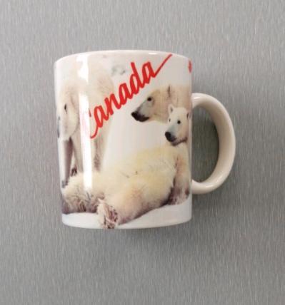 Image 2 of Canada Wildlife 'Polar Bear' tea/coffee mug.