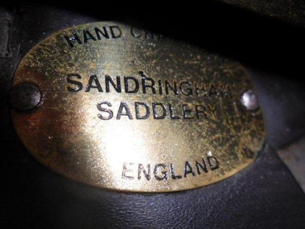 Image 4 of 16.5" BROWN SANDRINGHAM SADDLERY PONY SADDLE
