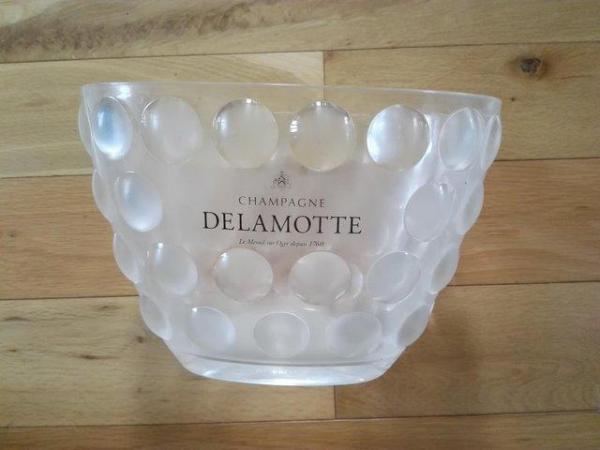 Image 3 of Delamotte champagne cooler, perspex, 30 cm wide
