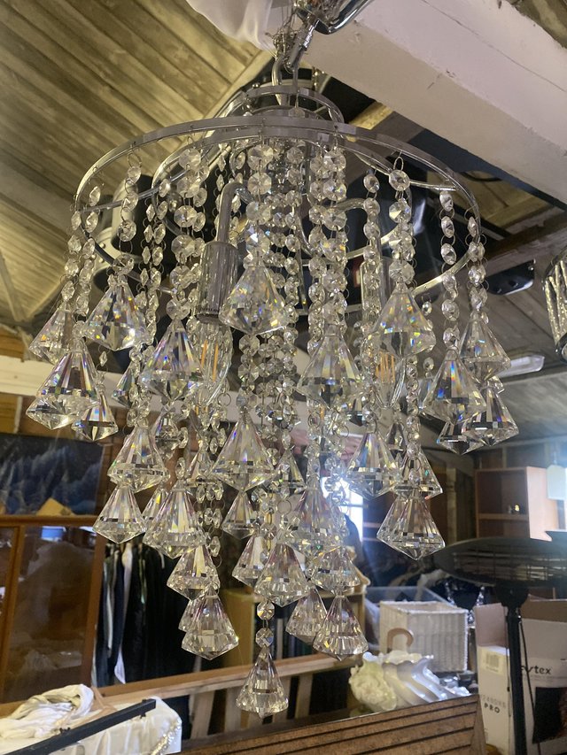 Chandelier flat to ceiling 39 inches width 7 inches high — Property to Rent in Wickford