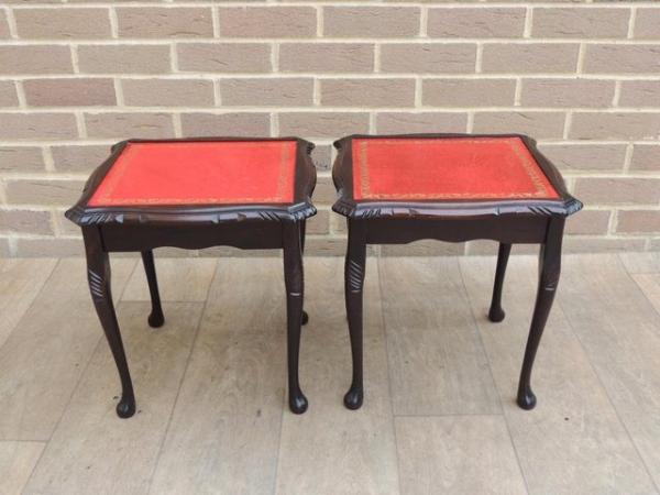 Image 6 of Pair of Queen Anne Side Tables (UK Delivery)