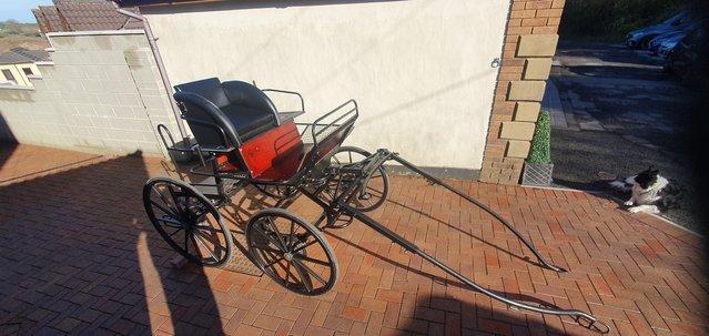 Image 1 of 4 wheel horsecarriage by Charlie Wyley