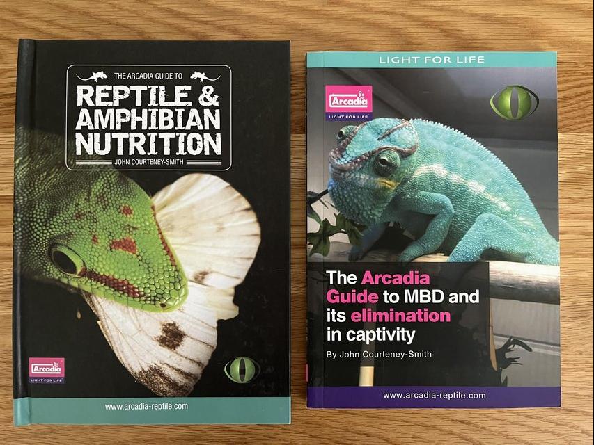 Preview of the first image of BRAND NEW Pair of Arcadia reptile care books.