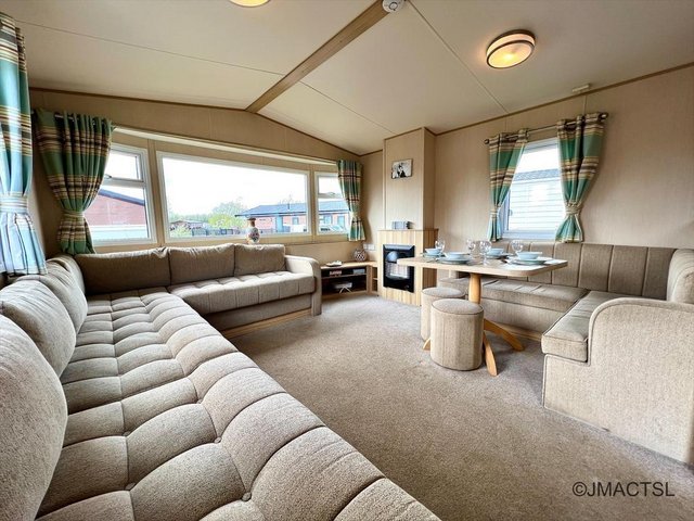 Preview of the first image of Sited Caravan For Sale, Decking & Hot Tub on Tattershall..