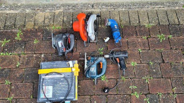 Preview of the first image of Various used working power tools.