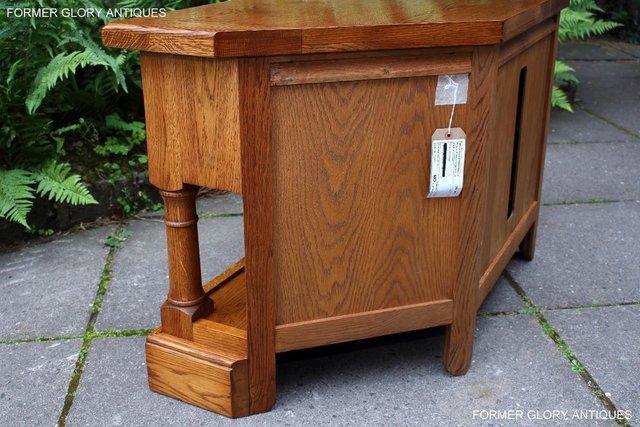 Image 49 of AN OLD CHARM FLAXEN OAK CORNER TV CABINET STAND MEDIA UNIT